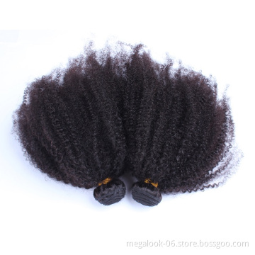 8A Grade Brazilian Afro Kinky Curly Virgin Remy Hair Sew In Weaves For Sale Overseas Fast Free Shipping